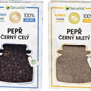 SanusVia Korenie čierne BIO 35g - Čierne korenie celé