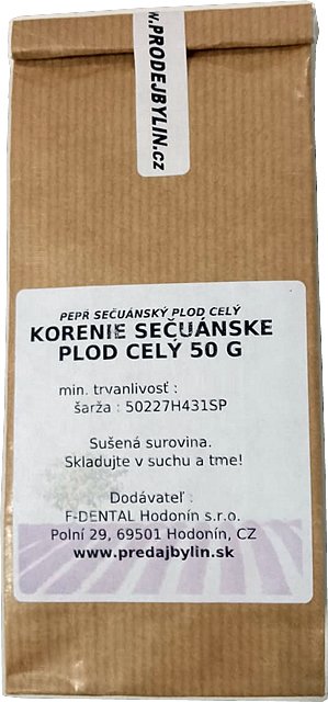 F-Dental Hodonin Korenie sečuánske plod celý 50g