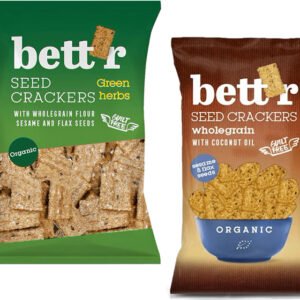 Bettr Krekry celozrnné BIO bett’r 150g - Krekry so semienkami