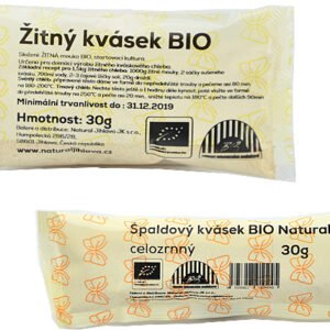 Natural Jihlava Kvások sušený BIO 30g - Žitný kvások BIO