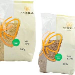 Natural Jihlava Ľanové semienka Natural 300g - Ľanové semienka hnedé