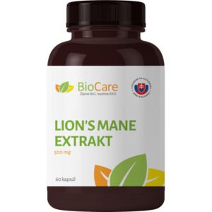 BioCare Lion's Mane 500mg 60 kapsúl