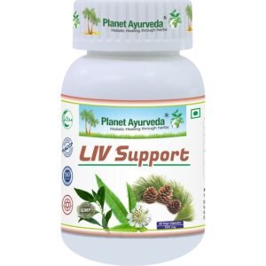 Planet Ayurveda Liv Support - Pečeň, Detox 500mg 60 kapsúl