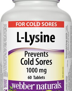 Webber Naturals L-lysine 1000mg