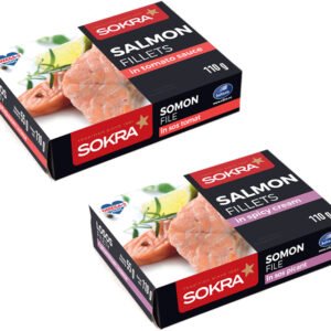 Sokra Losos filety 110g - Filety v pikantnom kréme