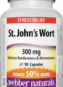 Webber Naturals Ľubovník bodkovaný extrakt 300mg 90 kapsúl