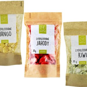 Natu Lyofilizované ovocie Natu 35g - Mix maliny, višne a slivky