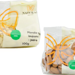 Natural Jihlava Mandle sladké 100g - Mandle nelúpané