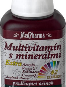 MedPharma Multivitamín 42 zložiek 107 tabliet Extra C + Q10