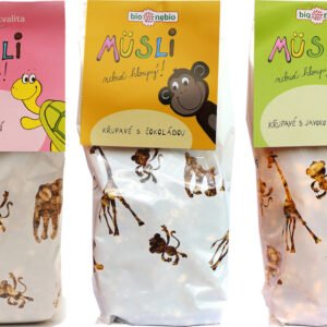 Bio Nebio Müsli Nebuď hlúpy BIO 270g - Chrumkavé müsli s javorovým sirupom