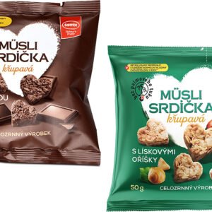 semix Müsli srdiečka 50g - Müsli srdiečka čokoládovo kokosové