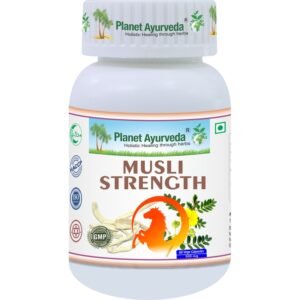 Planet Ayurveda Musli Strength - Libido, Výkon, Plodnosť 500mg 60 kapsúl