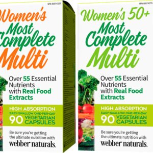 Webber Naturals Najkompletnejší multivitamín pre ženy 90 kapsúl Pre ženy