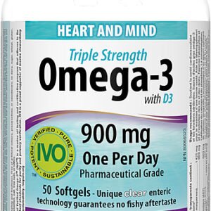 Webber Naturals Omega 3 900mg 80 gel. kapsúl