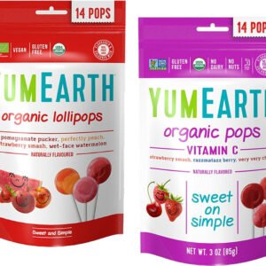 YumEarth Ovocné lízanky BIO 85g - 14ks