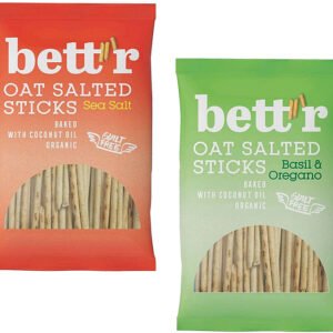 Bettr Ovsená tyčinka BIO 50g - Bazalka a oregano