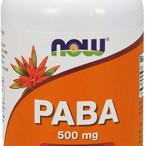 Now Foods PABA - vitamín B10 500mg 100 kapsúl