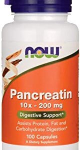 Now Foods Pancreatin 10x200mg - 100 kapsúl