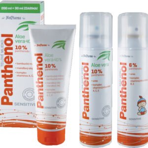 MedPharma Panthenol 150ml Panthenol 10% Sensitive - chladivý sprej
