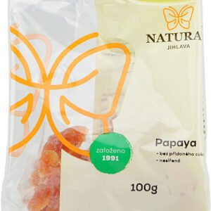 Natural Jihlava Papaya bez cukru a konzervantov 100g