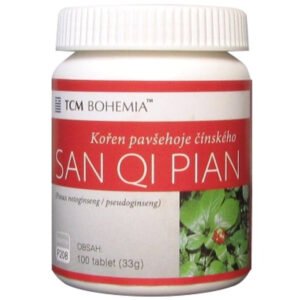 TCM Bohemia Pavšehoj čínský, koreň - San qi pian 33g - 100 tabliet [208P]