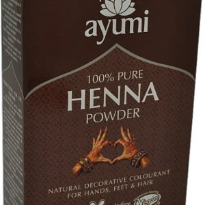 Ayuuri Prášok HENNA 100g - Farba na vlasy, ruky a nohy