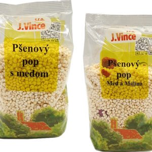 Vince Pšenové pukance 100g - Pšenový pop med a jahoda
