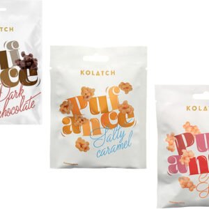 Kolatch Pufance BIO - dražé pukance 33g - Pukance slaný karamel (NEbio)
