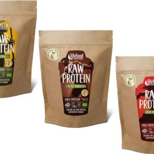 Lifefood RAW proteín BIO 450g - Kakaový so spirulinou