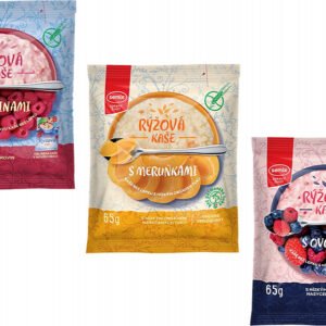 semix Ryžové kaše bezlepkové 65g - Kaša ryžová s malinami