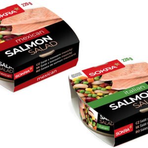 Sokra Šalát s lososom 220g - Mexický šalát s lososom