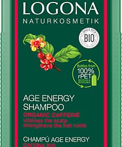 Logona Šampón Age energy s BIO kofeínom 250ml - Jemné, riedke a nepoddajné vlasy