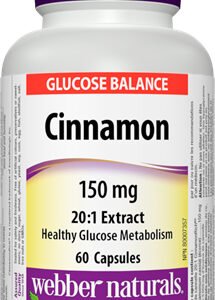 Webber Naturals Škorica extrakt 150mg 60 kapsúl