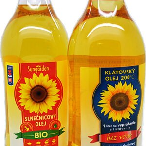 Búšlak Slnečnicový olej bez vône Búšlak 1L - Na vyprážanie a fritovanie, panenský
