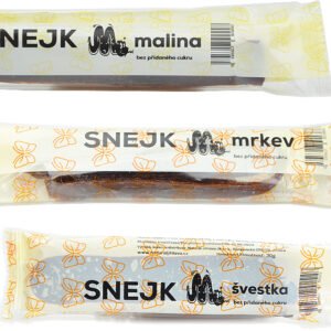Natural Jihlava SNEJK - ovocná pochúťka bez pridaného cukru 30g - Jablko a marhuľa
