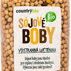 Country Life Sójové bôby BIO 500g