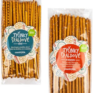 Country Life Špaldové tyčinky BIO 100g - Tyčinky špaldové celozrnné s makom