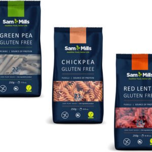 Sam Mills Strukovinové cestoviny 250g - Cestoviny z červenej šošovice - vretená (Fusilli)