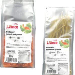 Vince Strukovinové cestoviny Vince bez lepku 200g - Šošovicové penne