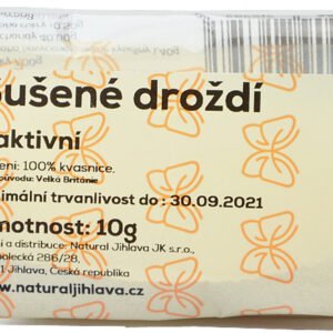 Natural Jihlava Sušené droždie - aktívne BIO 9g