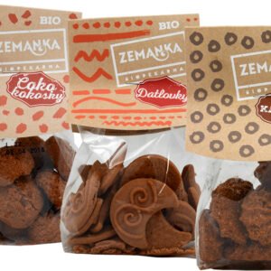 Biopekárna Zemanka Sušienky BIO Zemanka 100g - Kávové s kokosom