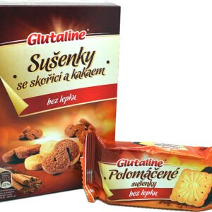 Druid Sušienky Glutaline - bezlepkové 140g - Sušienky škorica a kakao