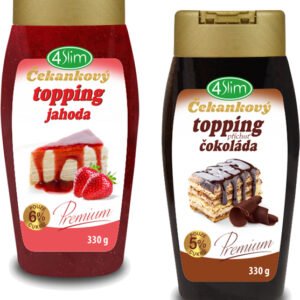 4Slim Topping čakankový 330g - Topping čokoládový