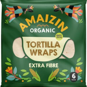 Amaizin Tortilla wrap BIO 240g - 6ks tortilla s vlákninou