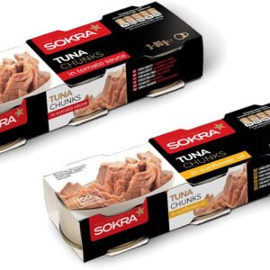 Sokra Tuniak kúsky 240g - Tuniak v paradajkovej omáčke