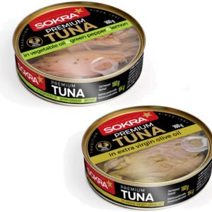 Sokra Tuniak v oleji 160g - Tuniak údený v rastlinnom oleji