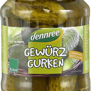 Dennree Uhorky nakladané BIO 670g