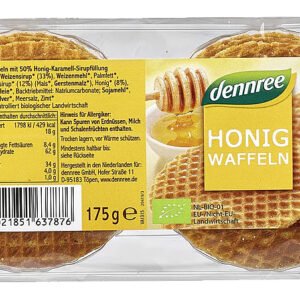 Dennree Vafle medové BIO 175g