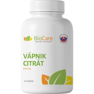 BioCare Vápnik citrát 600mg 110 tabliet