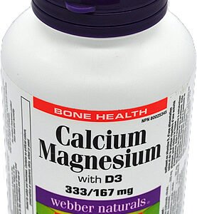 Webber Naturals Vápnik, horčík, D3 200tbl
